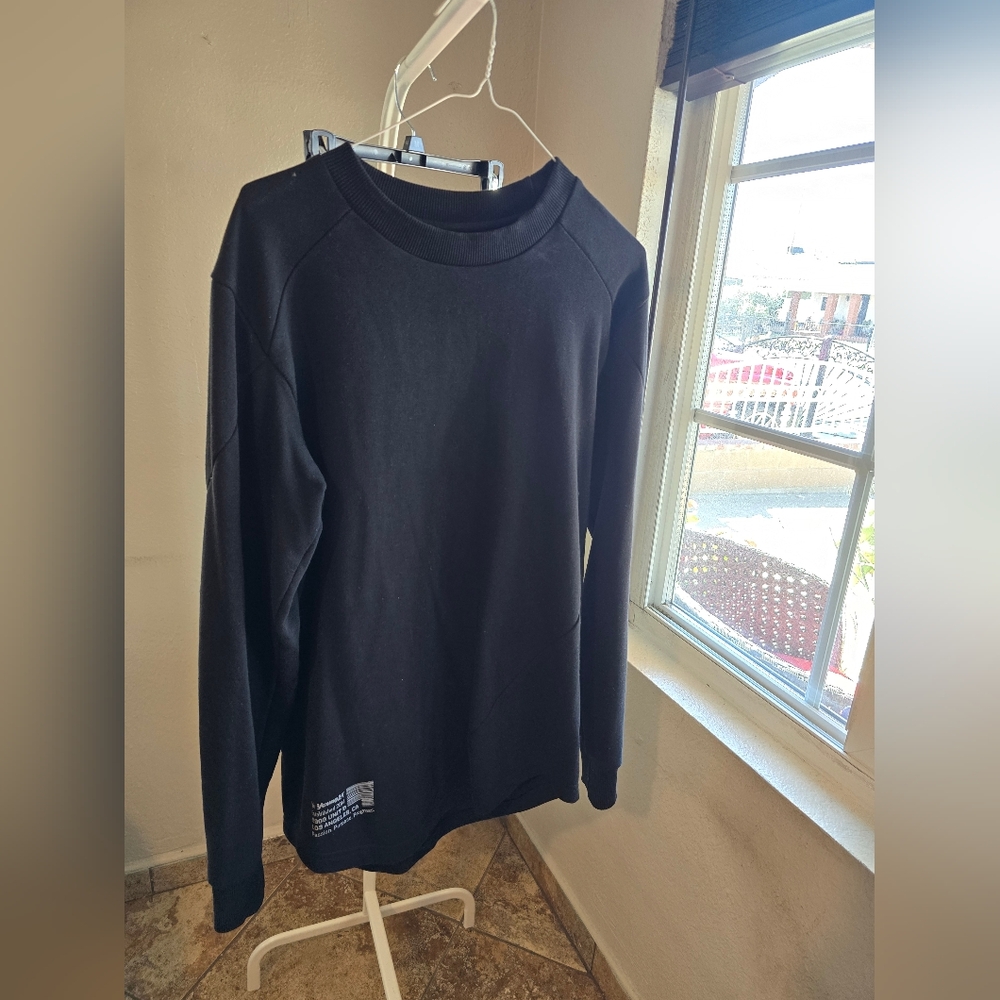 Black Crewneck Sweatshirt - YoungLA